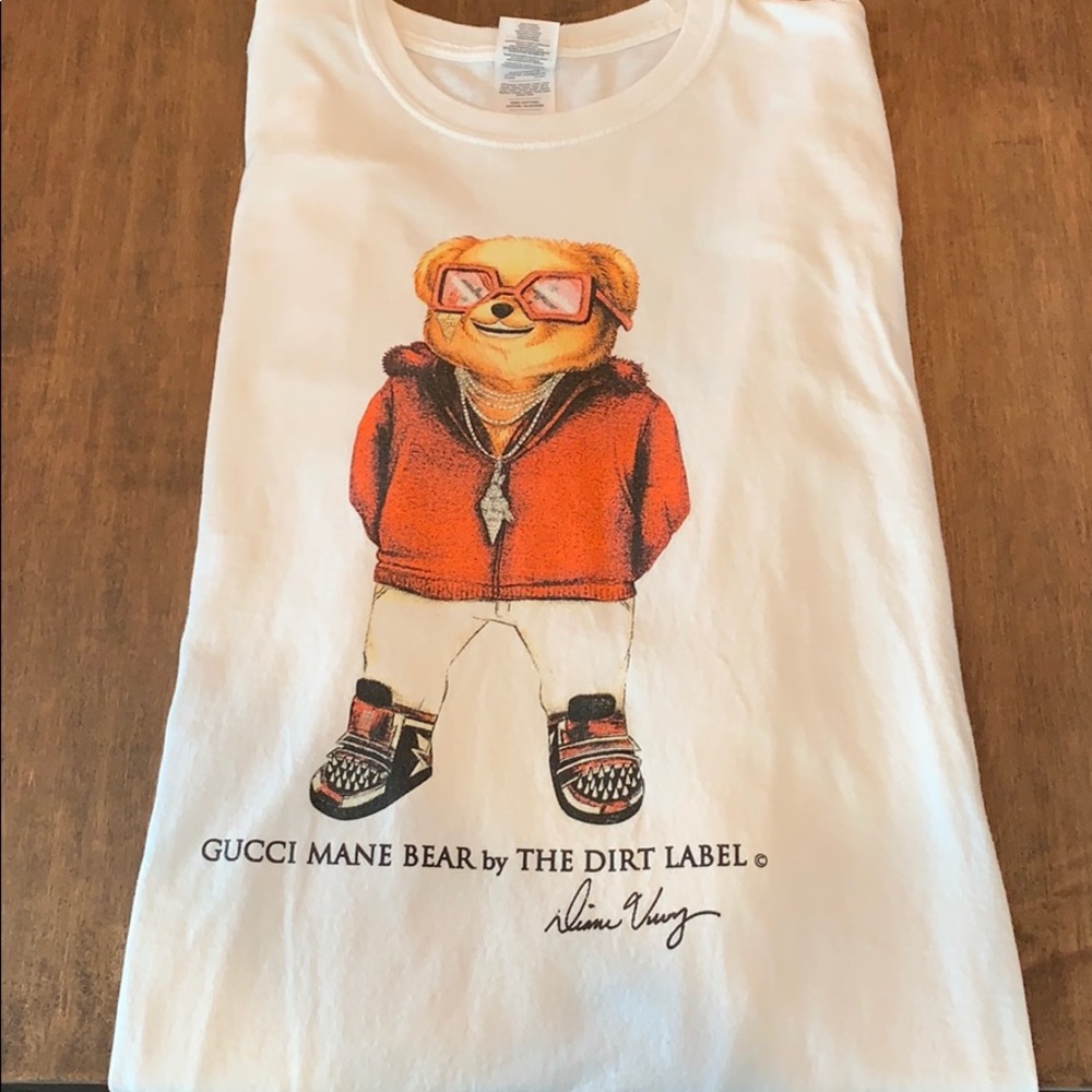 ***Bootleg*** Gucci Mane bear long sleeve t-shirt